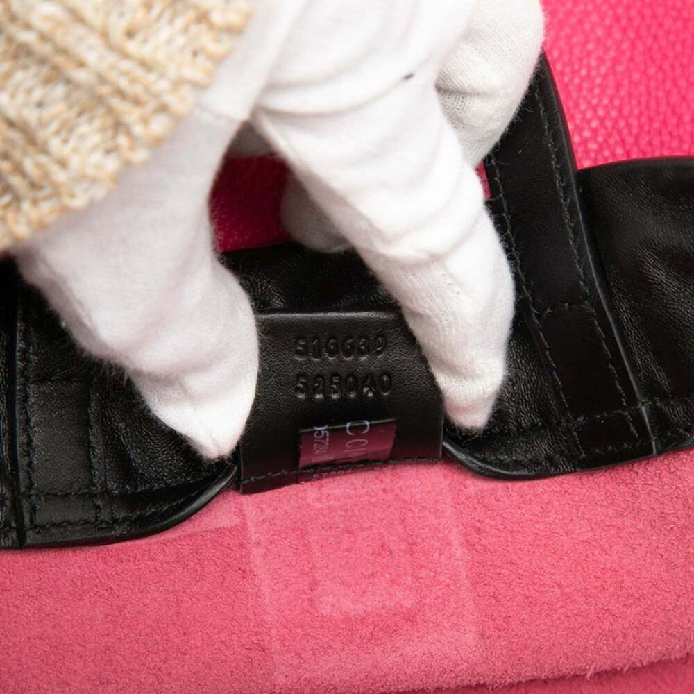 GUCCI Authentic Black Leather Backpack - Picture 6 of 7